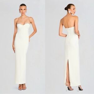 RETROFETE Jessalyn Dress - White/Silver - L